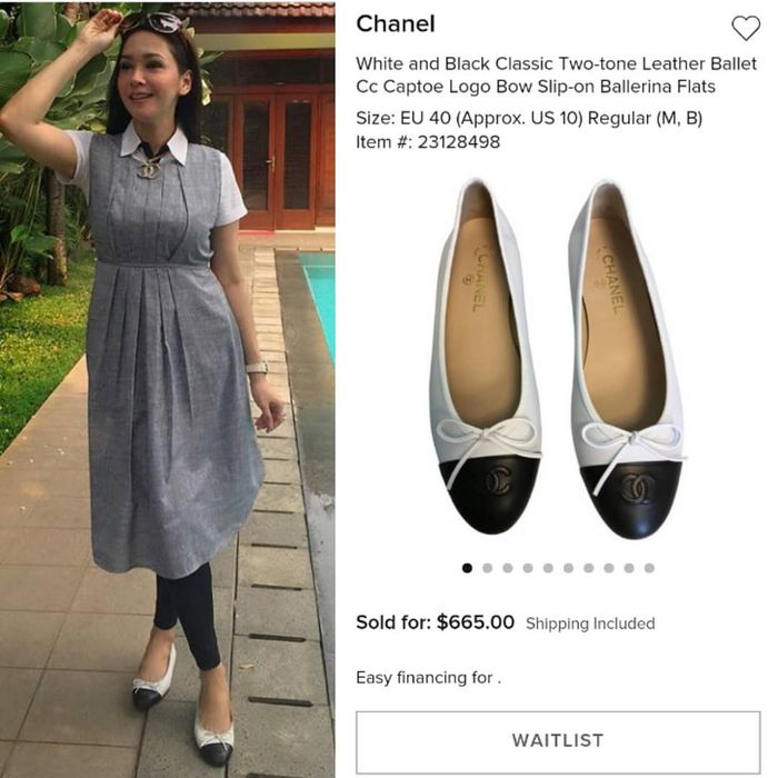 Harga flat shop shoes chanel
