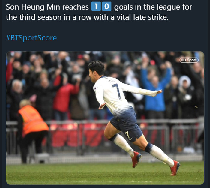 Striker Tottenham, Son Heung-min, tetap ganas walau terpotong Piala Asia.