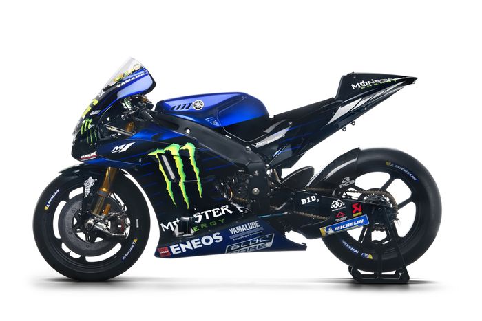 Livery Yamaha M1 tim pabrikan Yamaha pada tahun 2019.