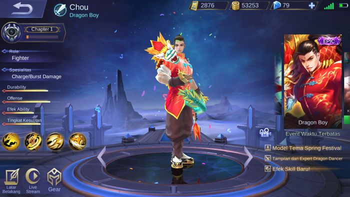 Chou skin