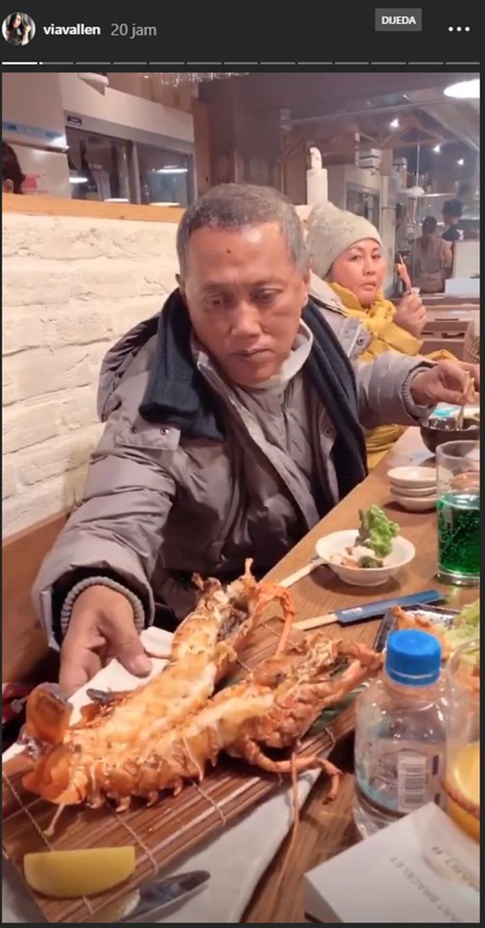 Ayah Via Vallen yang penasaran dengan lobster