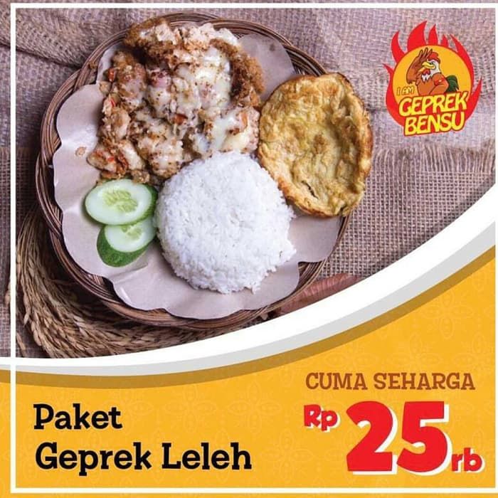 Geprek leleh Ayam Geprek Bensu