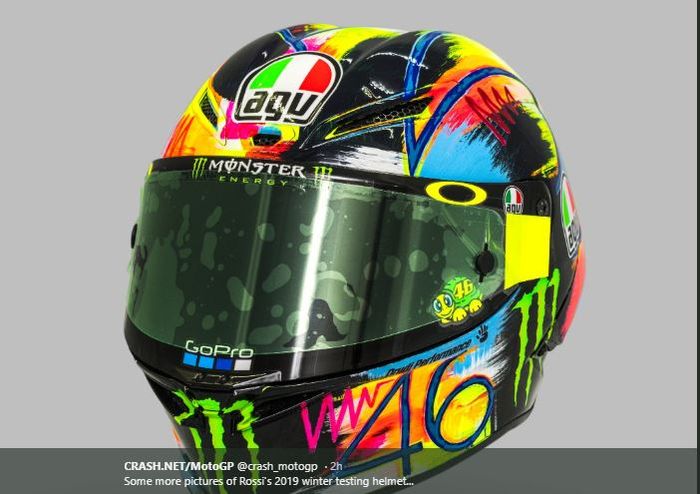 Helm Baru Valentino Rossi