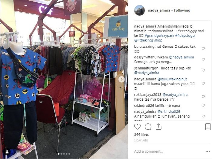 Dagangan Nadya Almira setelah dimadu suami dan berhenti jadi artis