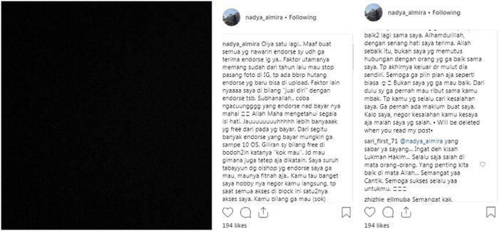 Rela Dimadu Demia Anak, Kini Artis FTV Nadya Almira Sindir Wanita Usik Dirinya