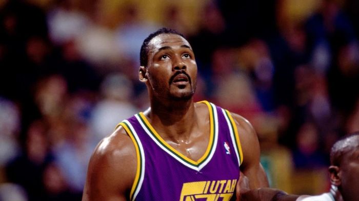 Karl Malone saat bermain untuk Utah Jazz