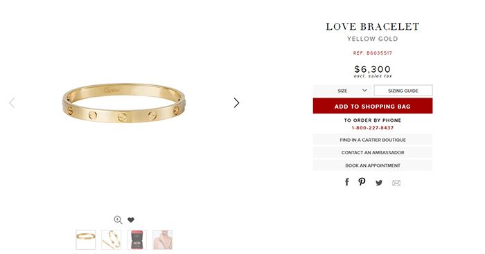 Harga gelang Cartier milik Laudya Cynthia Bella