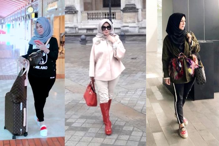 Deretan penampilan modis Amy Qanita Mama Raffi Ahmad dengan barang branded