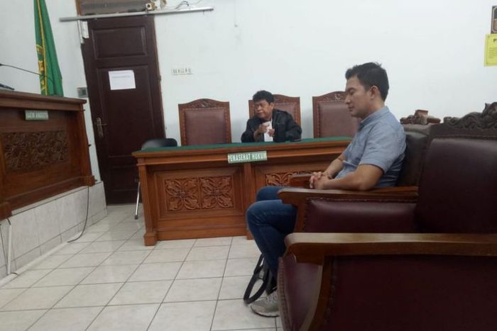 Mandala Shoji ketika menjalani sidang vonis Pengadilan Negeri Jakarta Selatan, senin (21/1/2019).