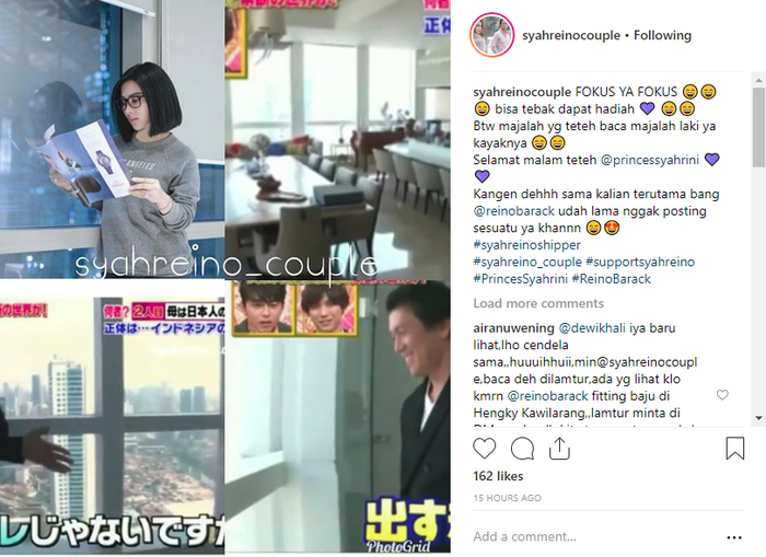 Syahrini diduga foto di rumah Reino Barack