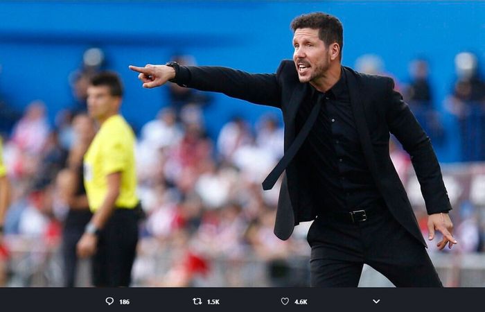 Pelatih Atletico Madrid, Diego Simeone menolak menyalahkan VAR sebagai biang keladi atas kekalahan timnya dari Real Madrid.