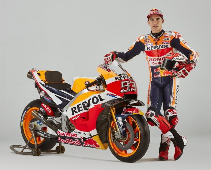 Pembalap tim Repsol Honda, Marc Marquez.