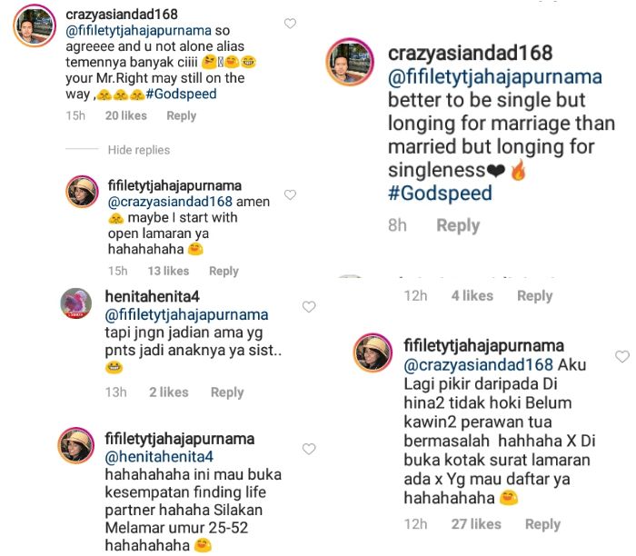 Adik Ahok, Fifi Lety buka lamaran asmara bagi para kaum pria di perayaan hari Valentine.