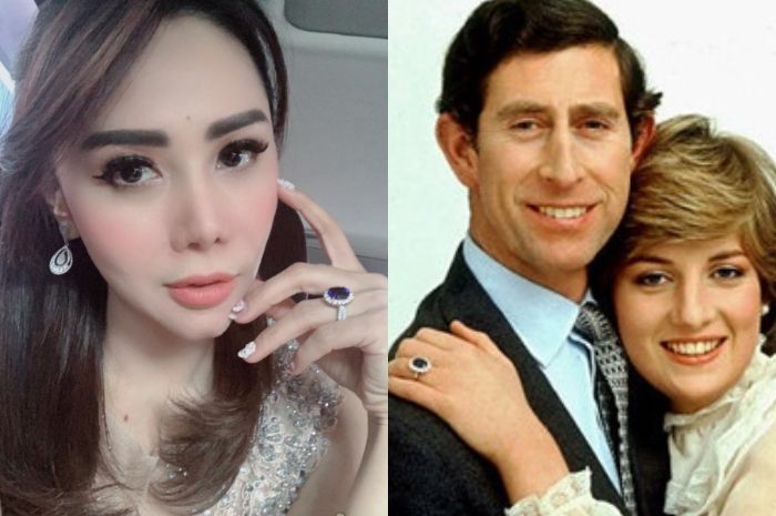 Kolase foto Femmy Permatasari dan Lady Diana - Pangeran Charles.