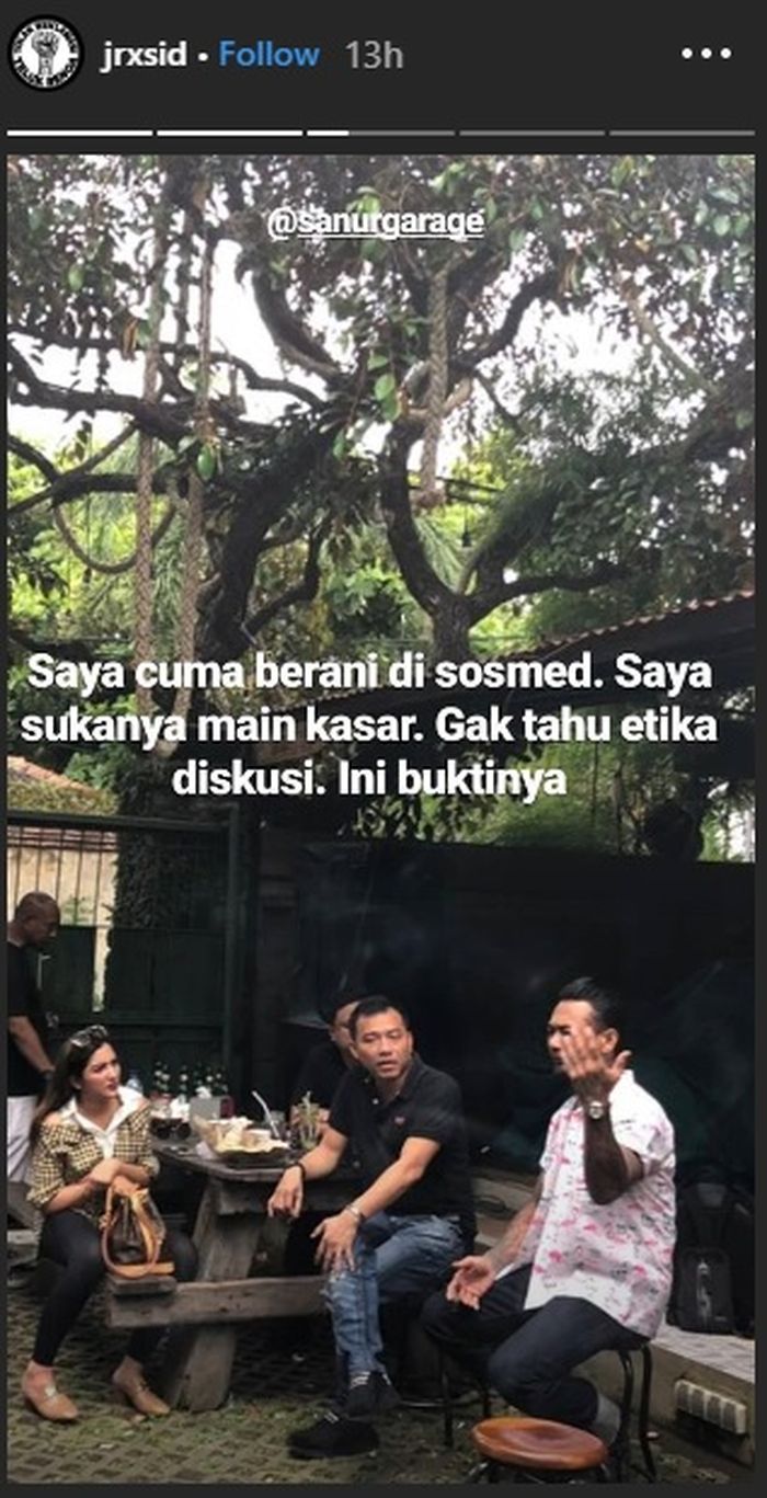 Jerinx SID Berdiskusi dengan Anang dan Ashanty