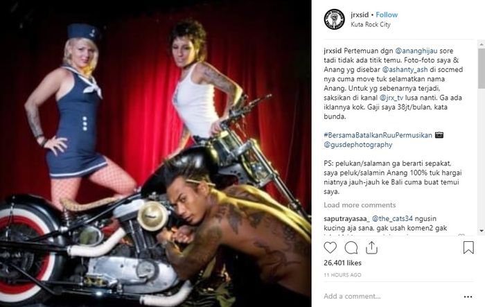 Jerinx Ungkap Pertemuannya dengan Anang Belum Capai Titik Temu.