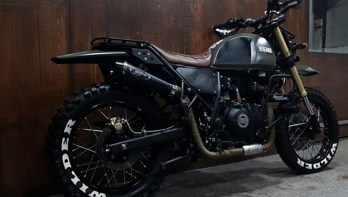 Buat Contekan Modif Scrambler, Pakai Aja Desain Royal 
