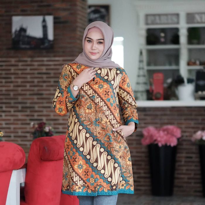 Ootd Batik Hijab Kantor - Hijab Muslimah