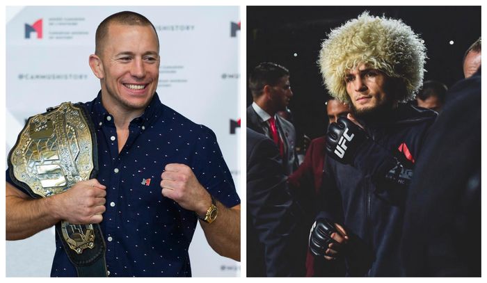 Khabib Nurmagomedov melayangkan tantangan duel sebelum Georges St-Pierre memutuskan pensiun.