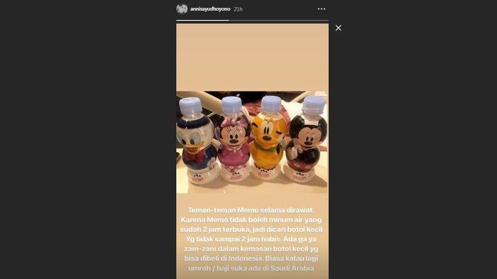 Demi Sang Ibu Mertua, Annisa Pohan Rela Cari Air Zam Zam untuk Ani Yudhoyono yang Tak Boleh Minum Air Sembarangan