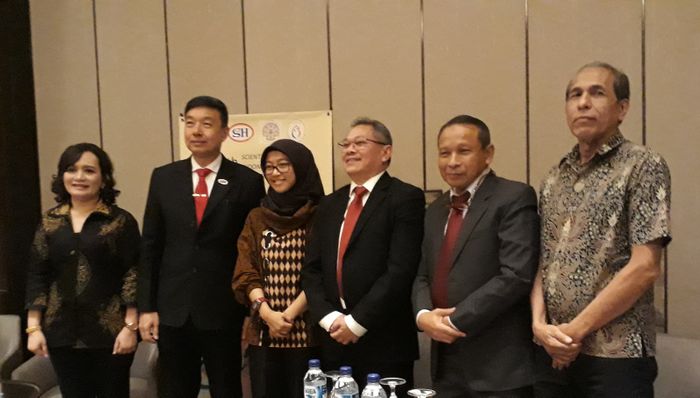 konferensi pers Waspadai Hipertensi Pada Generasi Milenial. Launching Konsensus Penatalaksanaan Hipertensi 2019 di Hotel Sheraton, Gandaria, Jakarta Selatan (22/02/19).