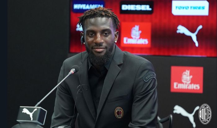 Gelandang AC Milan pinjaman dari Chelsea, Tiemoue Bakayoko.