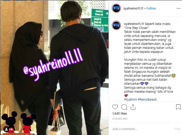 Syahrini Terciduk Bersama Reino Barack di Singapura, Tampil Kompak Serba Hitam!