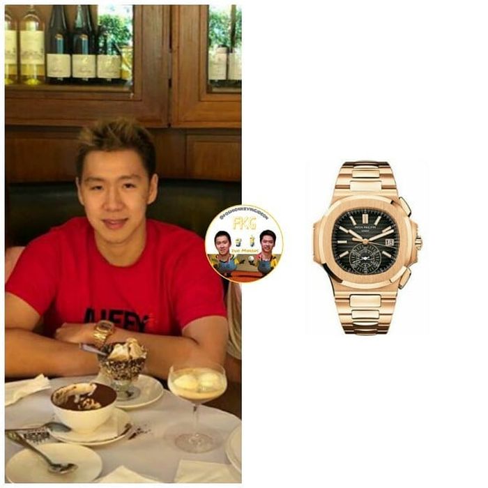 Koleksi jam tangan Marcus Fernaldi Gideon yang harganya mencapai miliaran Rupiah.
