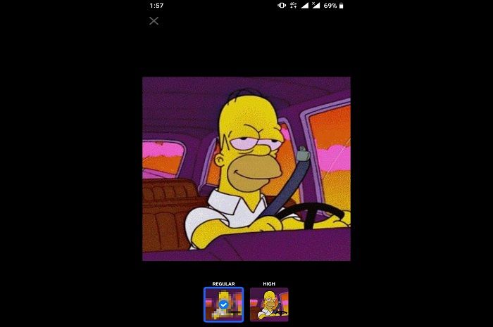 Preview foto profil Instagram secara penuh