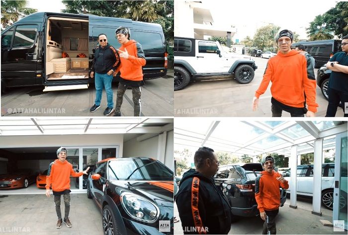 Koleksi mobil di rumah Babe Basko