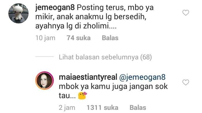 Komentar salah seorang warganet
