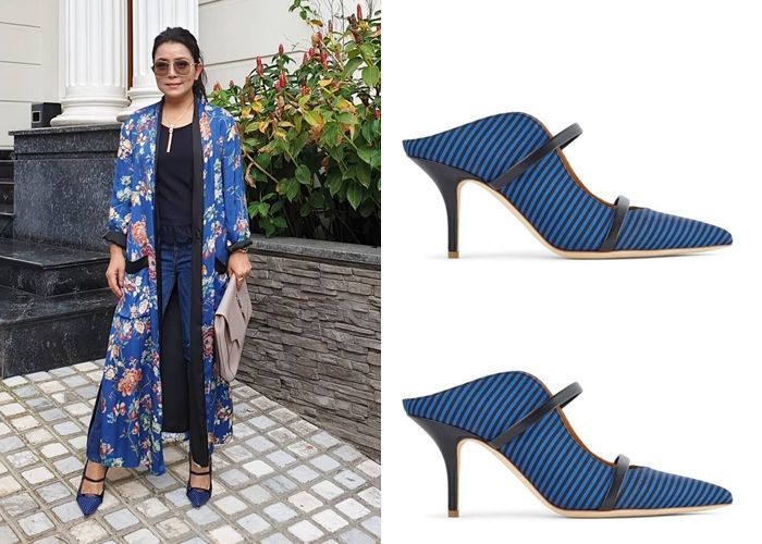 Terkuak! Sepatu Mewah Branded Favorit Mayangsari Menantu Keluarga Cendana - Malone Souliers Maureen 70 MM