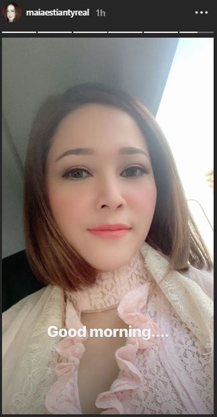 Penampilan Maia Estianty pagi ini, Rabu (27/2/2019) di Jepang