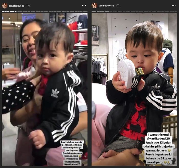 Unggahan Sandra Dewi di akun instagram miliknya