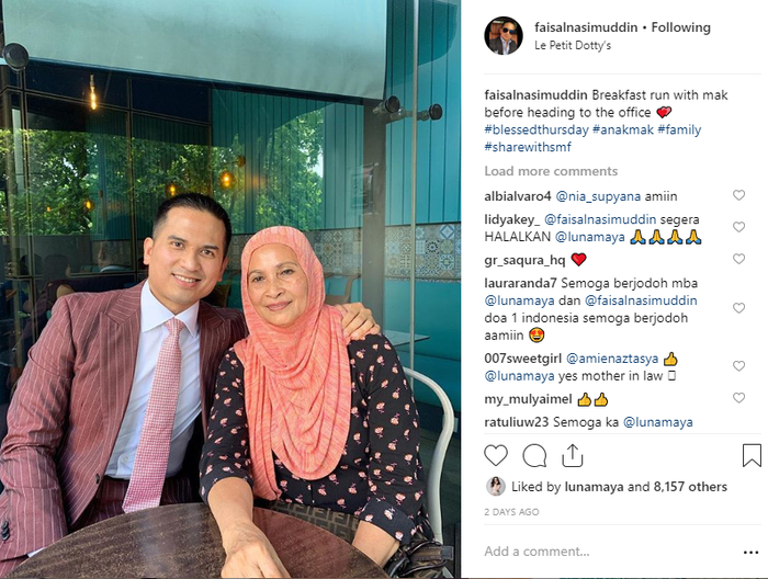 Luna Maya Sudah Dapat Restu dari Ibunya, Ini Dia Sosok Faisal Nasimuddin yang Seorang Direktur Restoran Kaya