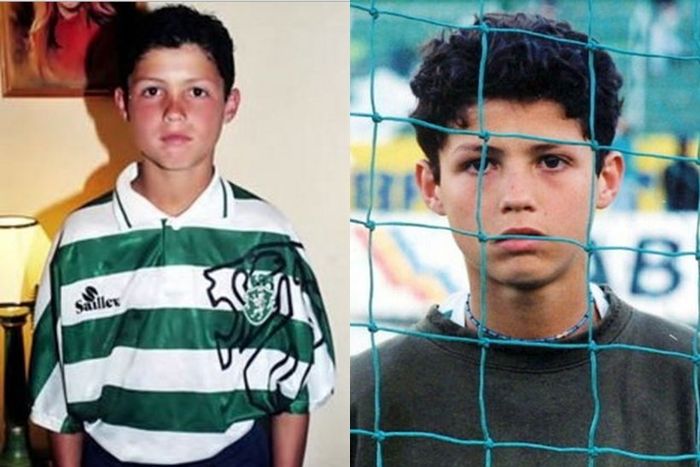 Cristiano Ronaldo beranjak remaja, masih begitu polos
