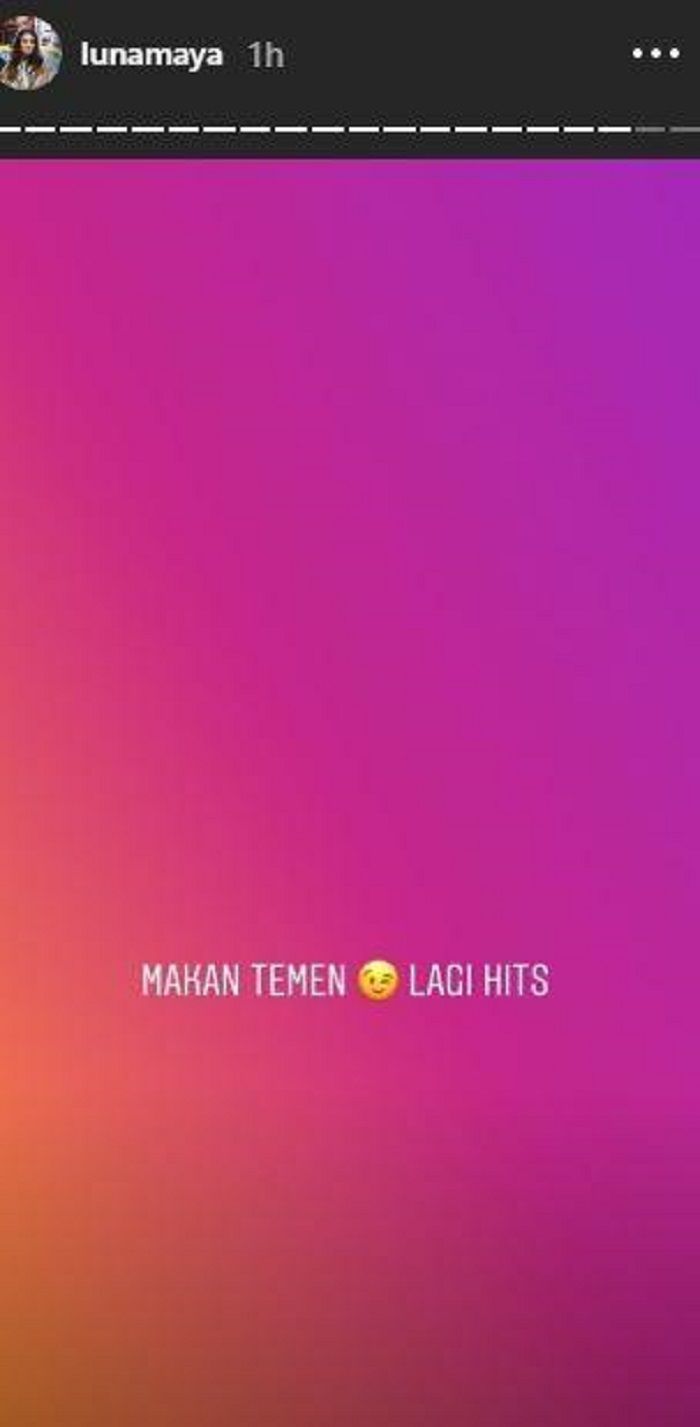 Luna Maya pernah mengunggah status