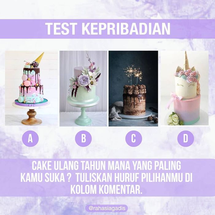 Tes Kepribadian: Cake Ulang Tahun Pilihanmu Ungkap Karakter Dirimu yang Sesungguhnya