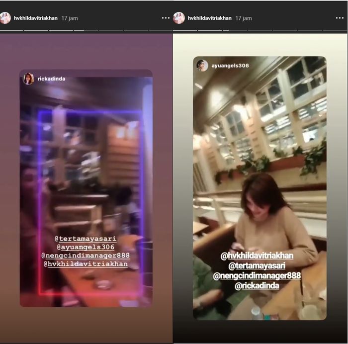 Momen makan saat Hilda disebut sahabat tengah mencari jodoh