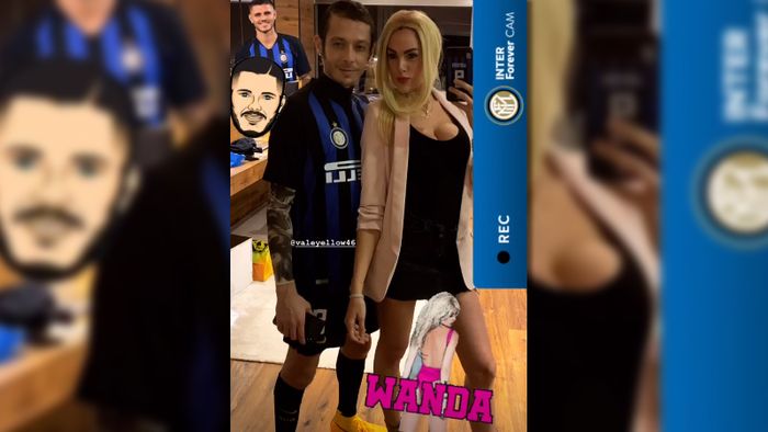 Tangkapan layar unggahan kekasih Valentino Rossi, Francesca Sofia Novello, di Instagram.