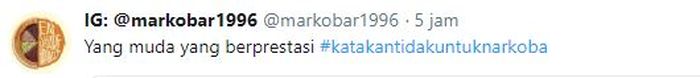 Kalimat inspiratif Gibran Rakabuming di Twitter.