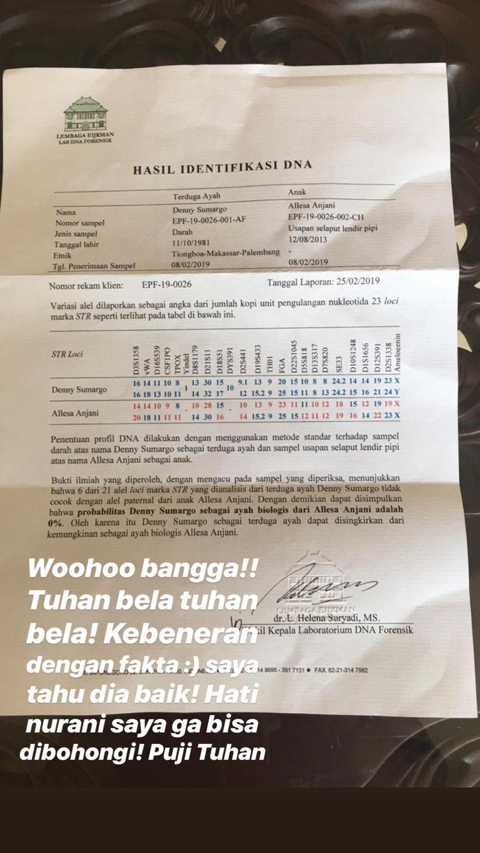 Unggahan dita Soedarjo