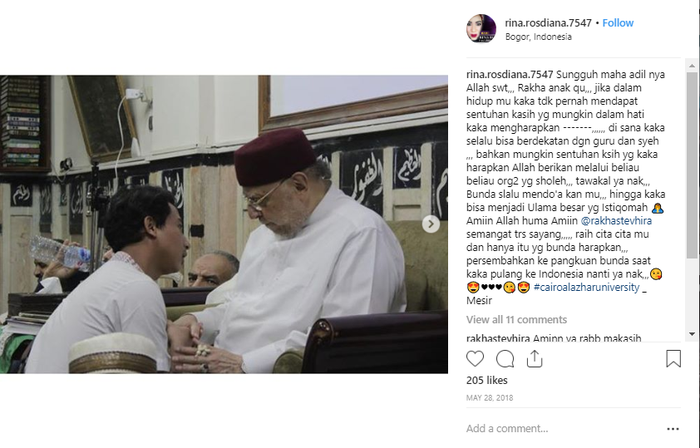 Rakha Stavhira di Mesir