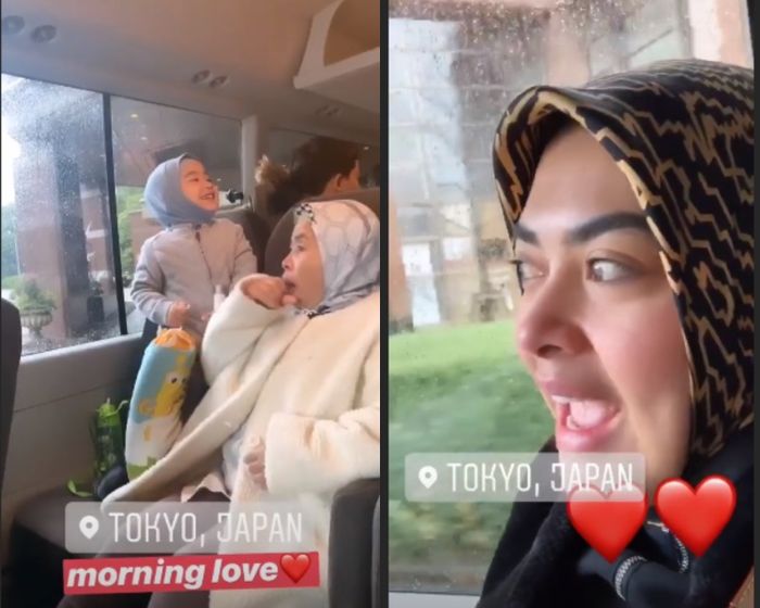 Aisyahrani unggah aktivitas keluarga besar di Jepang usai pernikahan Syahrini dan Reino Barack
 