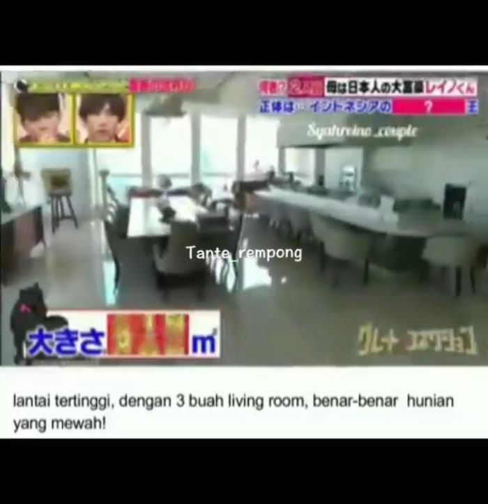Ruang makan dan dapur <a href='https://pontianak.tribunnews.com/tag/reino-barack' title='Reino Barack'>Reino Barack</a>