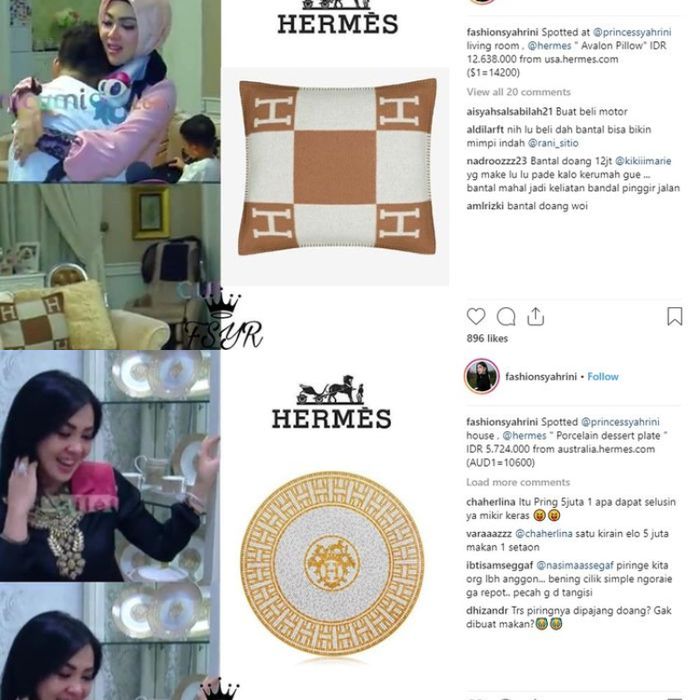 Koleksi barang mahal di rumah Syahrini.