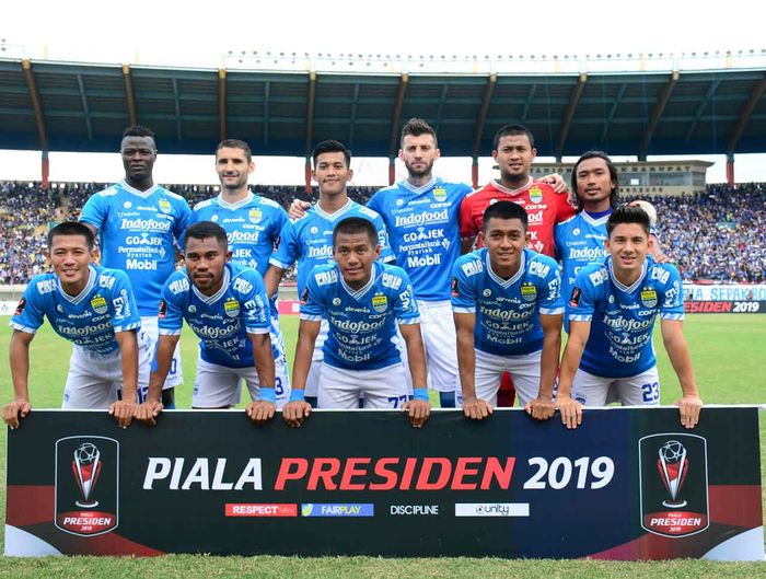 Skuat Persib Bandung di Piala Presiden 2019.