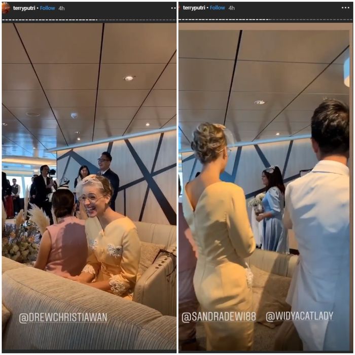 Istri Daniel Mananta saat hadiri pernikahan Yuanita Christiani