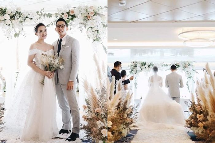 Tak Kalah dari Syahrini, Intip Potret Mewahnya Resepsi Pernikahan Yuanita Christiani yang Bertema Rustic Nautical