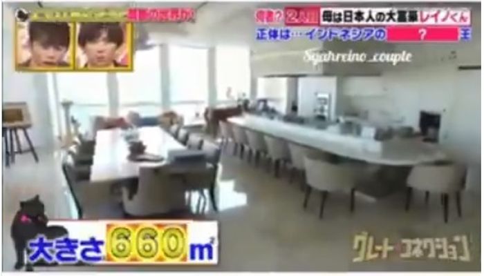 Ruang makan di apartemen <a href='https://pontianak.tribunnews.com/tag/reino-barack' title='Reino Barack'>Reino Barack</a>